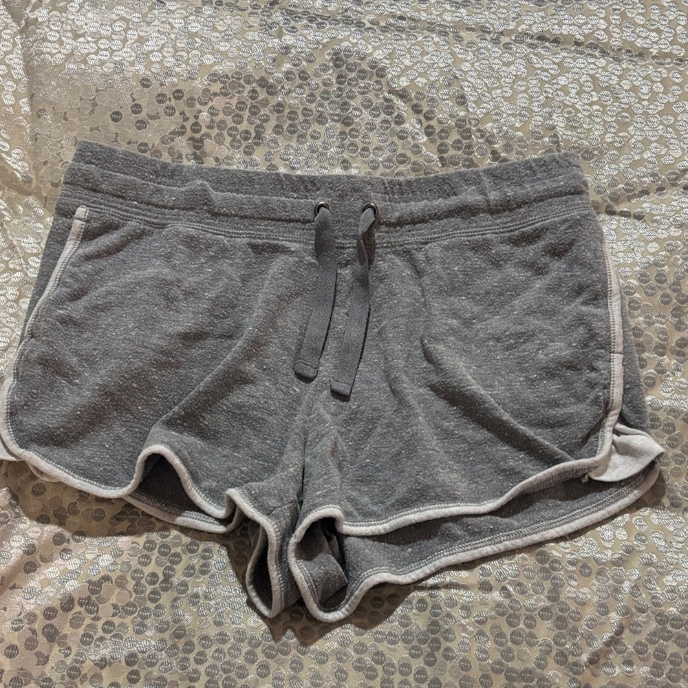 Athletic Works Heather Gray Drawstring Shorts